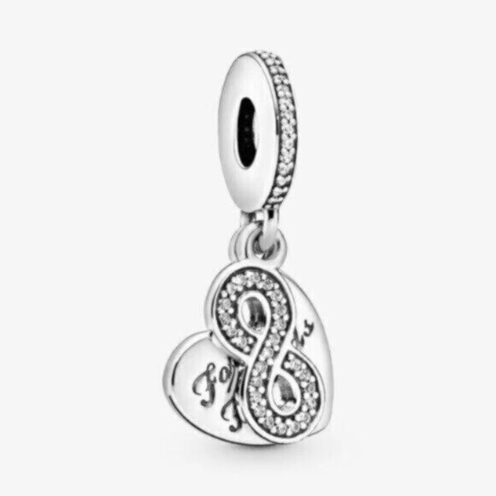 Pandora Silver Heart Infinity Charm Dangle